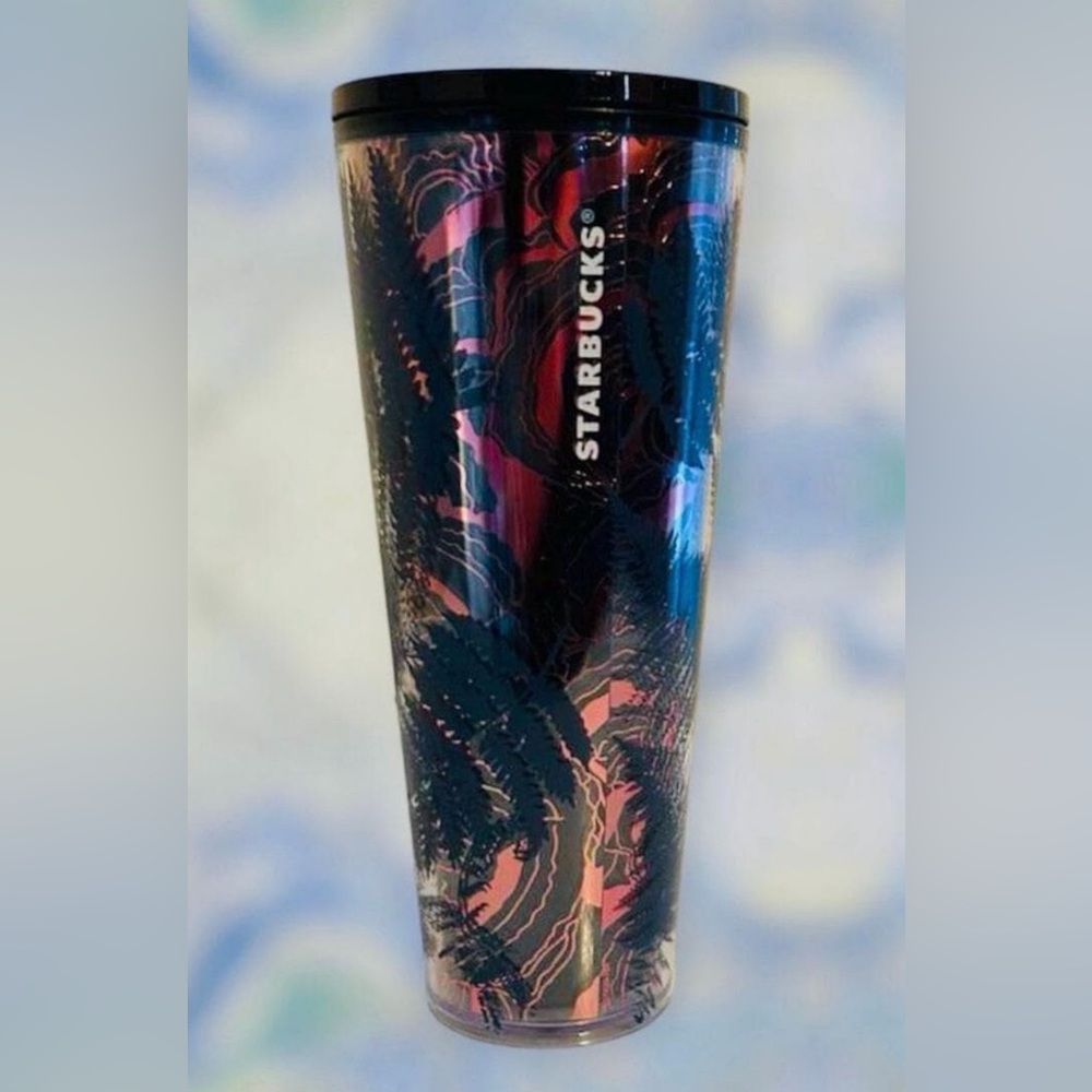 STARBUCKS IRIDESCENT Floral Thumbler